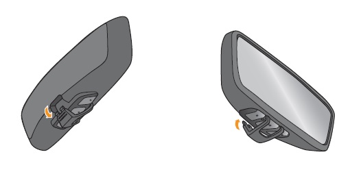 ARQ Remote Control and rearview mirror