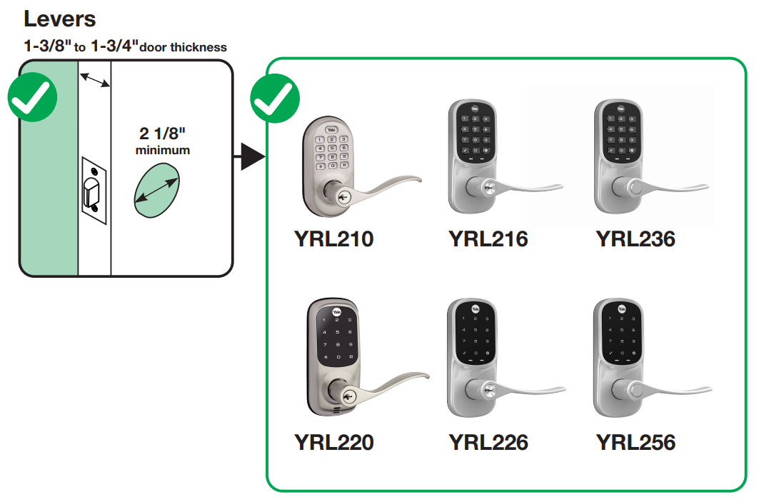 Yale LiftMaster Smart Keypad Lever