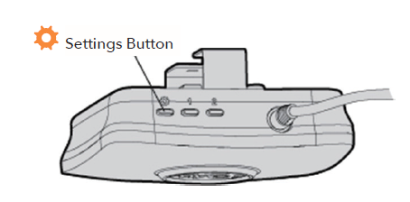 Settings Button on myQ Smart Garage Hub