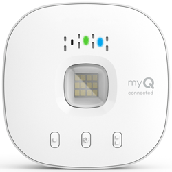 Smart Garage Control Blinking Blue and Green