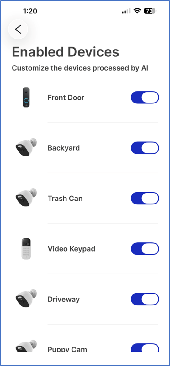 AI Processing Enabled Devices