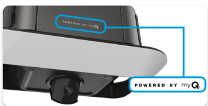 Built-in Wi-Fi opener with the Wi-Fi logo and LED location highlighted