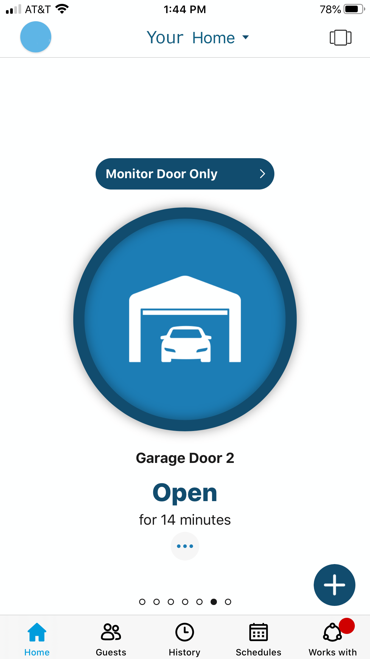 myQ App - Monitor Door Only Mode
