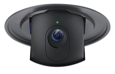 Integrated Camera with solid green LED light