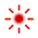 Flashing Red LED Indicator Light