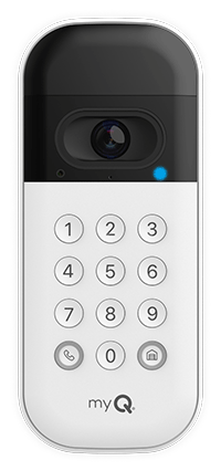 myQ Video Keypad LED Blinking Blue and Green