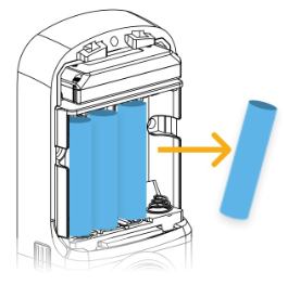 Remove batteries from Yale | LiftMaster Smart Lock