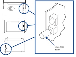 Learn Code button on older Genie models