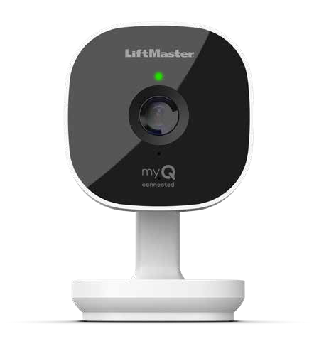 myQ Smart Garage Camera LED light solid green